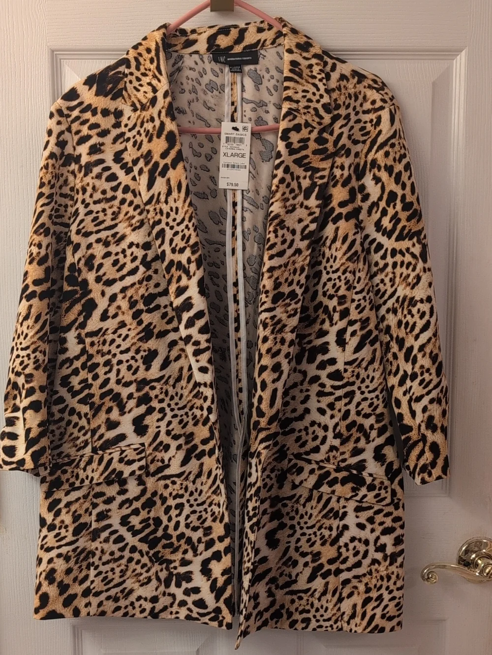 NWT  Leopard Print Light Jacket